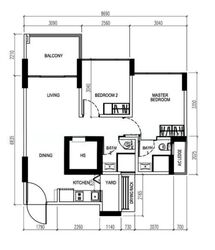 Blk 520C Centrale 8 At Tampines (Tampines), HDB 3 Rooms #608751141